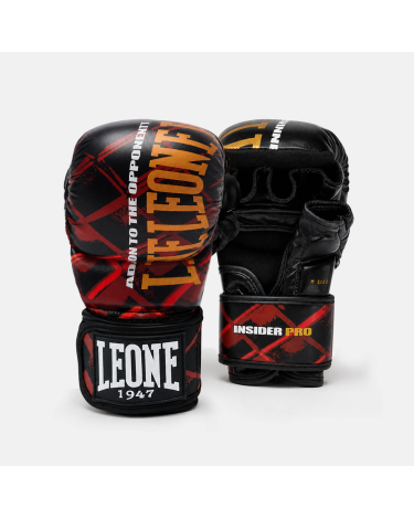Guantes de MMA Leone 1947 GP123 MMA CAGE rojo