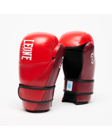 Guantes de Point Fighting Leone 1947 GN600 WAKO rojo 8 Oz