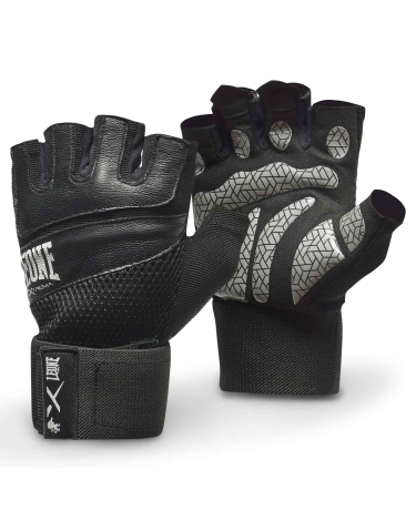 Guantillas de Fitness Leone 1947 "Extrema" Color Negro GK201