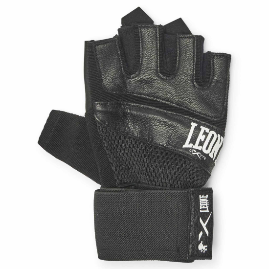 Guantillas de Fitness Leone 1947 "Extrema" Color Negro GK201