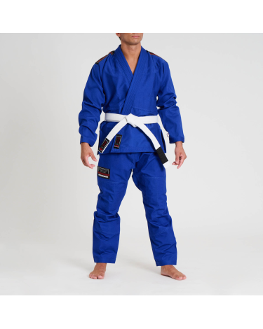 Kimono/ Gi de Brazilian Jiu Jitsu Leone 1947 azul AB403