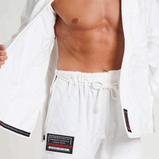 Kimono/ Gi de Brazilian Jiu Jitsu Leone 1947 Blanco AB403