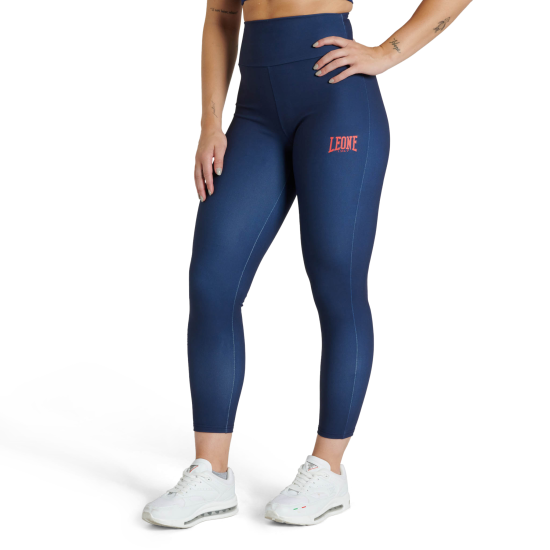 Leggins Leone 1947 "Logo WACS" azul ABX139