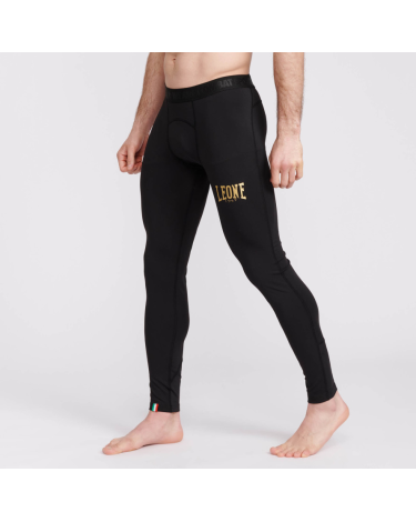 Leggins masculinos Leone 1947 "DNA" color negro ABX714