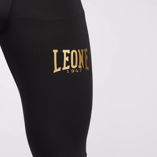 Leggins masculinos Leone 1947 "DNA" color negro ABX714