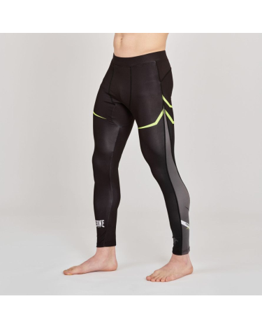 Leggins masculinos Leone 1947 "Revo Fluo" color negro AB937F