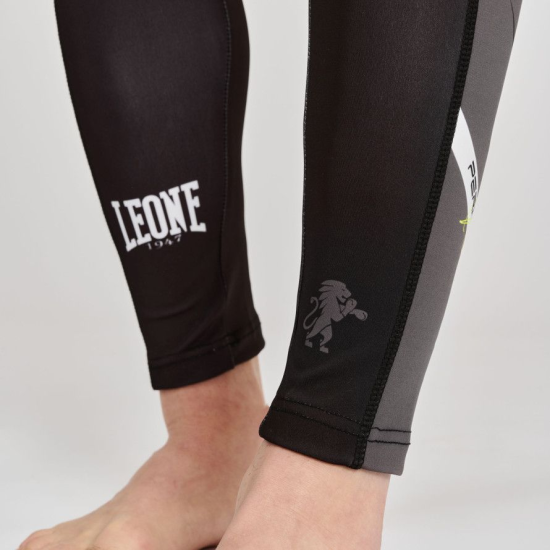 Leggins masculinos Leone 1947 "Revo Fluo" color negro AB937F