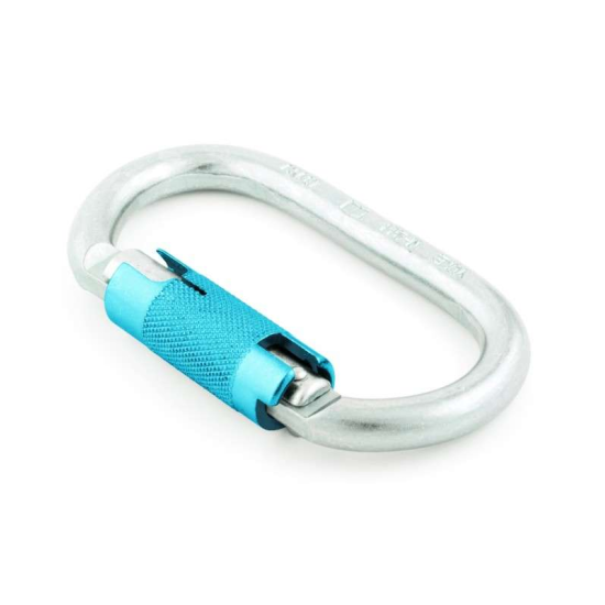 Mosqueton de acero con cierre de seguridad