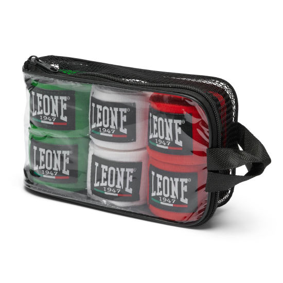 Pack de 3 pares de Vendas de Boxeo Leone 1947 3,5 metros Italia/ Mexico