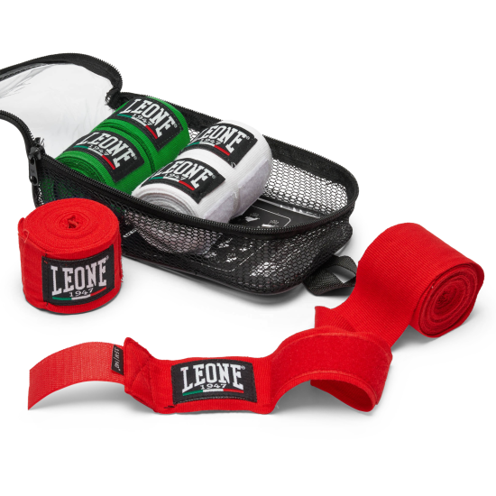Pack de 3 pares de Vendas de Boxeo Leone 1947 3,5 metros Italia/ Mexico