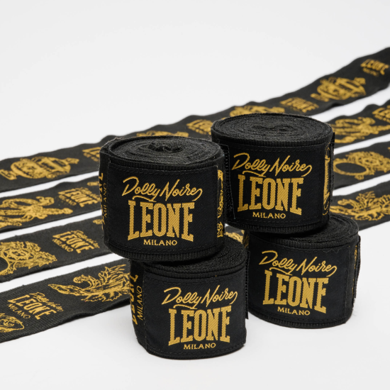 Pack de 4 pares de Vendas de Boxeo Leone 1947 3,5 metros Dolly Noire