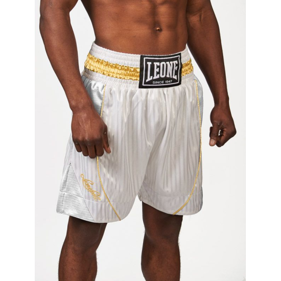 Pantalón de Boxeo Leone 1947 "Premium" Color Blanco AB240