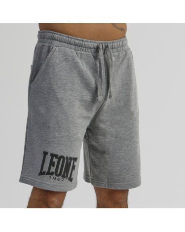 Pantalon corto de algodon Leone 1947 LSM204 Negro