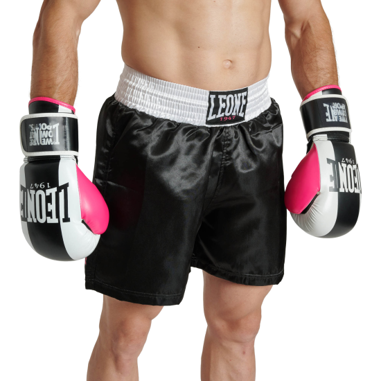 Pantalon de boxeo Leone 1947 "Color Block" negro AB238