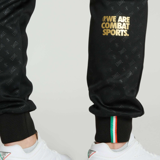 Pantalon de chandal femenino Leone 1947 negro ABX733