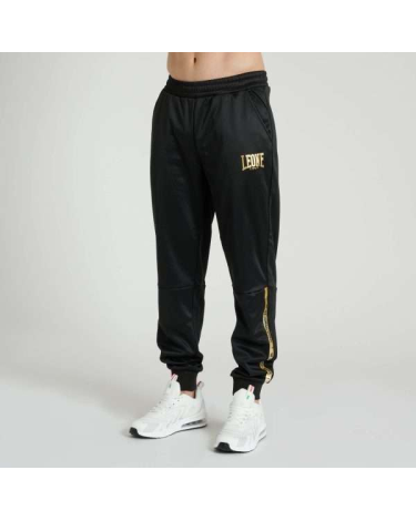 Pantalon de chandal Leone 1947 "DNA" negro ABX727