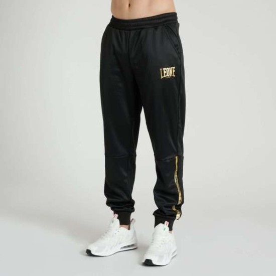 Pantalon de chandal Leone 1947 "DNA" negro ABX727