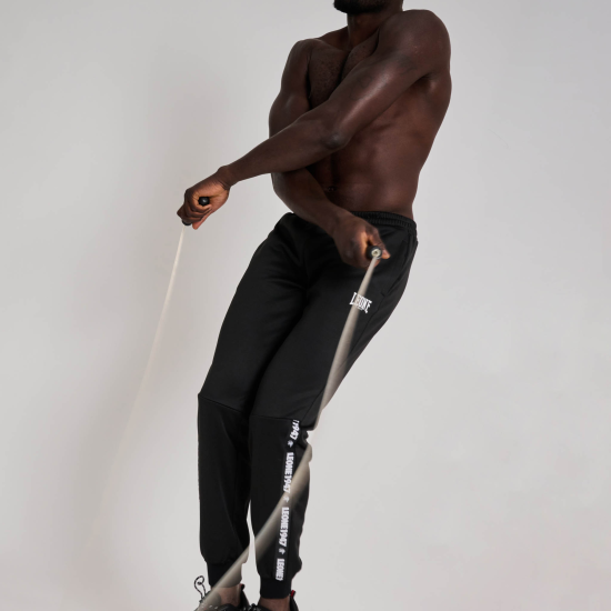 Pantalon de chandal Leone 1947 Stripe 47 negro ABX221