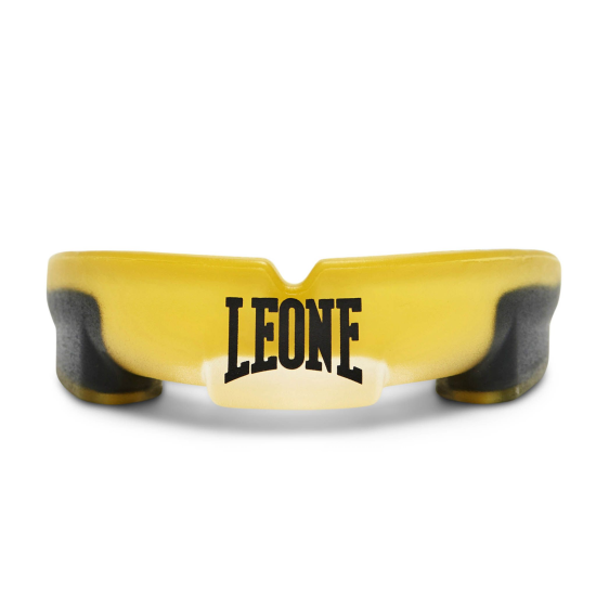 Protector Bucal de Gel Leone PD513 "Top Guard" amarillo