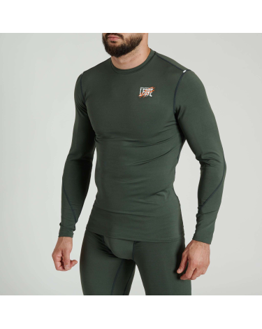 Rasguard manga larga Leone 1947 " Primal Instinct" verde AB909