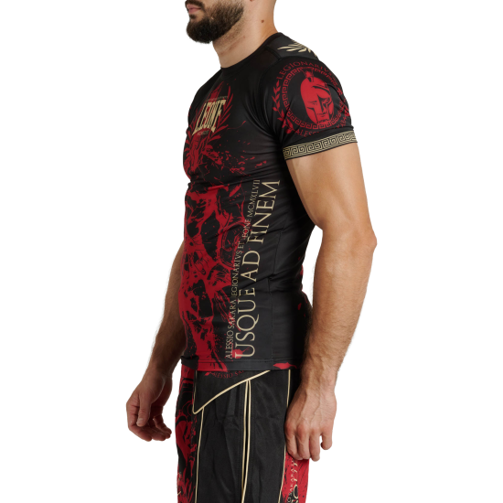 Rashguard / camiseta de compresion Leone 1947 Legionarius III negro