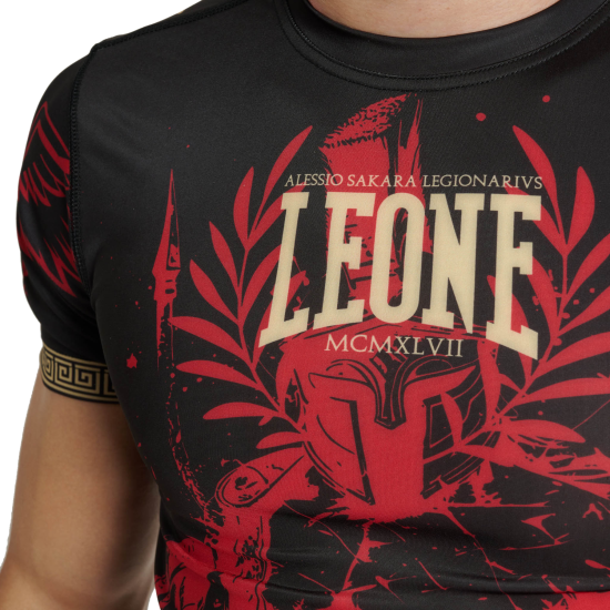 Rashguard / camiseta de compresion Leone 1947 Legionarius III negro