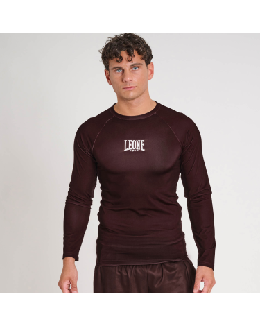 Rashguard Leone manga larga ABX327 cacao