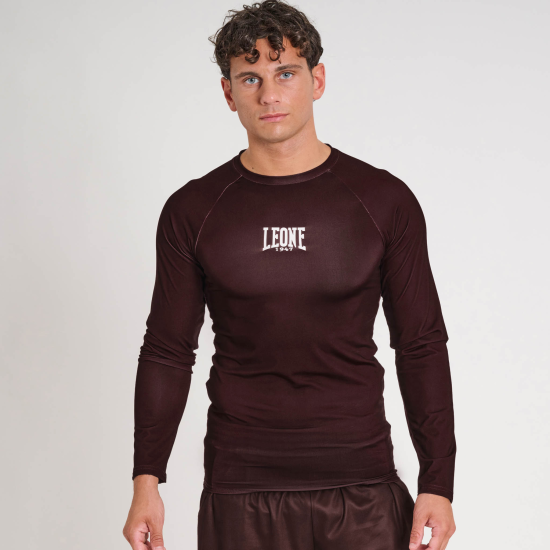 Rashguard Leone manga larga ABX327 cacao