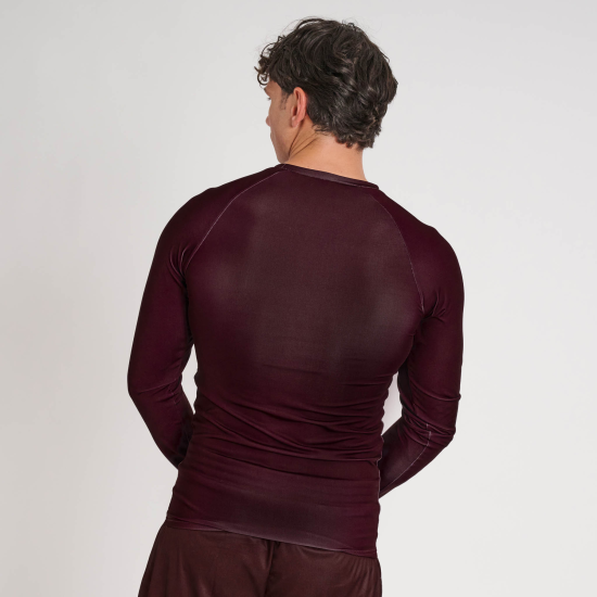 Rashguard Leone manga larga ABX327 cacao