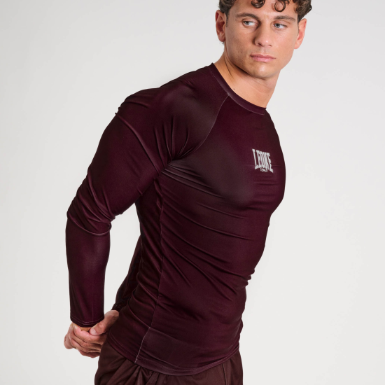 Rashguard Leone manga larga ABX327 cacao