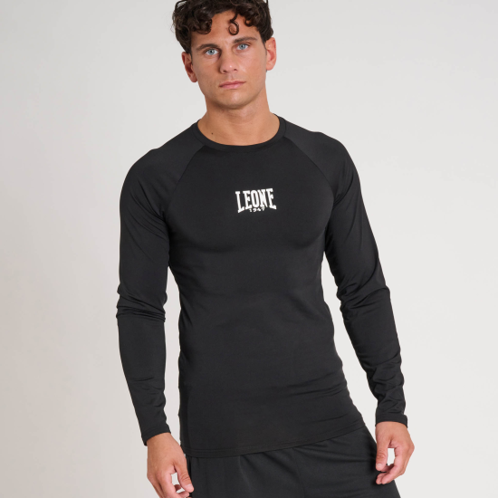 Rashguard Leone manga larga ABX327 negro