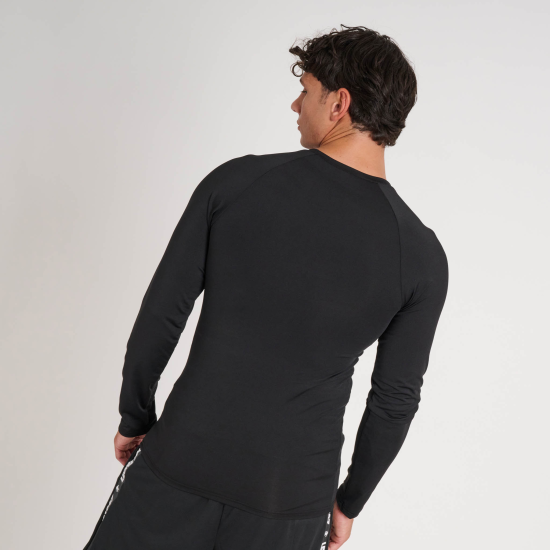 Rashguard Leone manga larga ABX327 negro