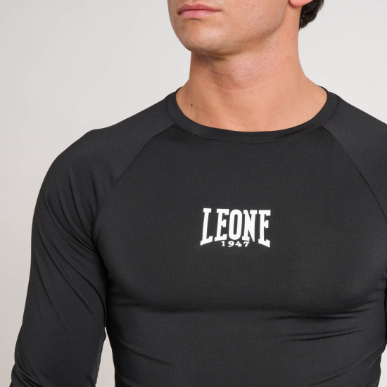 Rashguard Leone manga larga ABX327 negro