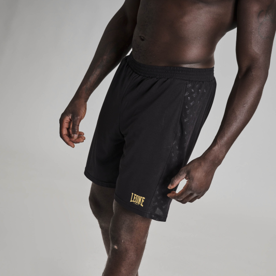 Short de entreno Leone 1947 DNA negro ABX754