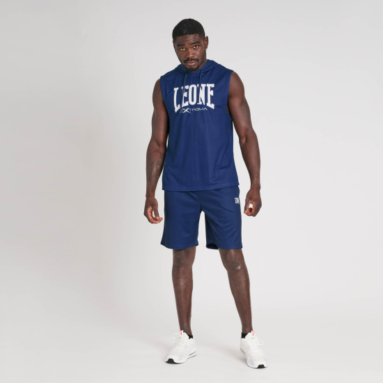 Short Leone 1947 LOGO color azul ABX121