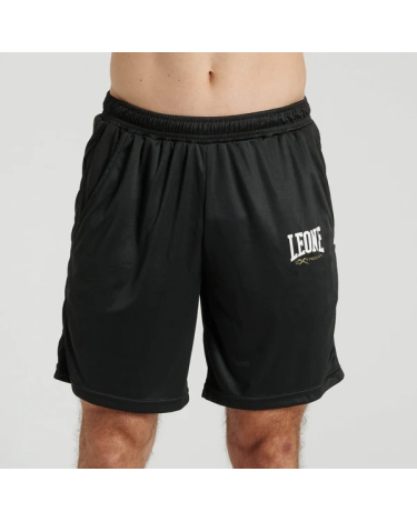 Short Leone 1947 LOGO color negro ABX121