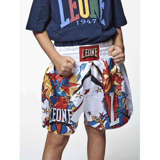 Short Leone 1947 para niños "Hero" ABJ02 blanco