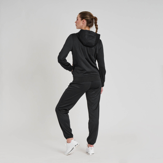 Sudadera con capucha femenina Leone ABX154 negra
