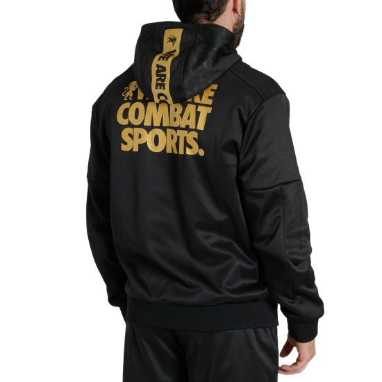 Sudadera con capucha Leone 1947 "DNA" negro ABX721