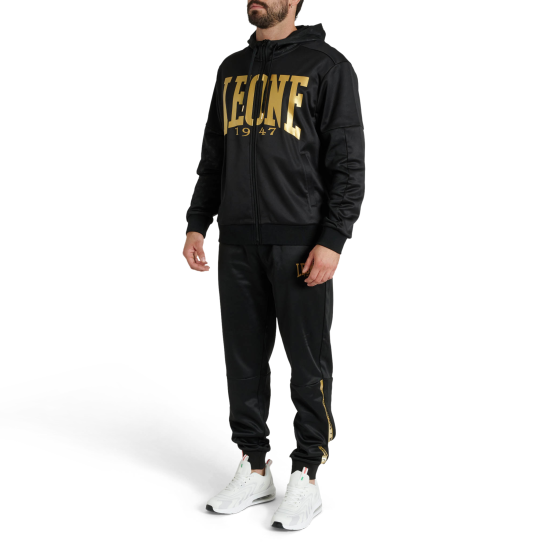 Sudadera con capucha Leone 1947 "DNA" negro ABX721