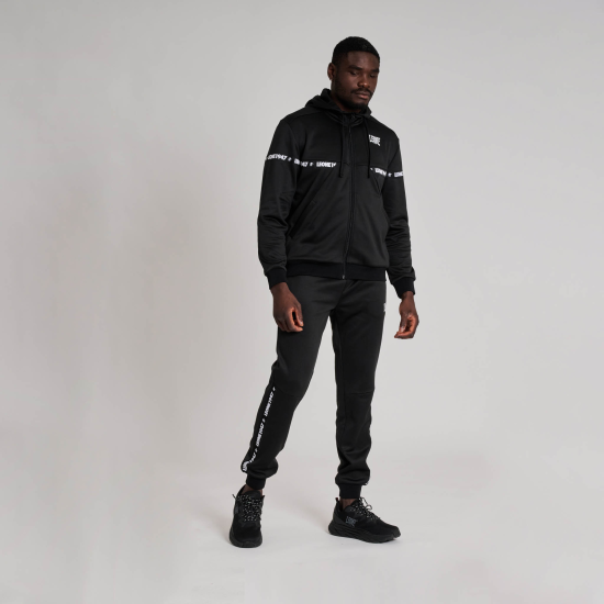 Sudadera con capucha Leone tape 47ABX220 negra