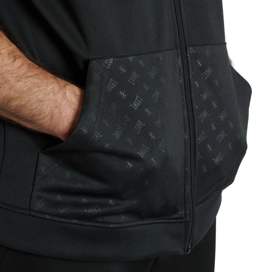 Sudadera con capucha sin mangas Leone 1947 "DNA" negro ABX720