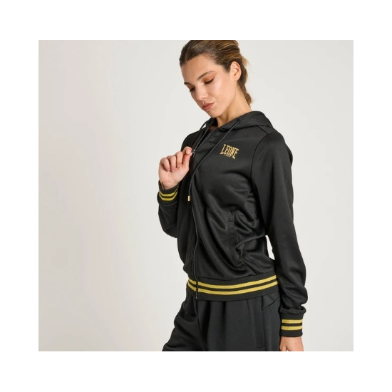 Sudadera Femenina Leone 1947 DNA negra ABX751