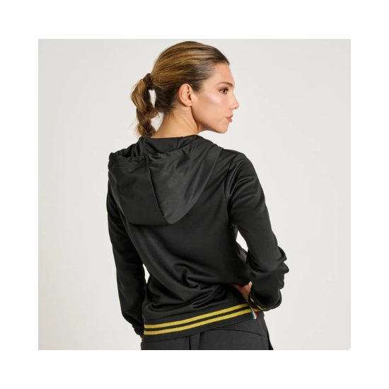 Sudadera Femenina Leone 1947 DNA negra ABX751