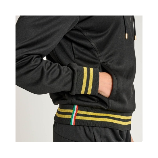Sudadera Femenina Leone 1947 DNA negra ABX751