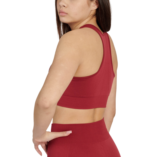 Sujetador deportivo "Logo" color rojo Leone ABX116