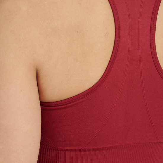 Sujetador deportivo "Logo" color rojo Leone ABX116