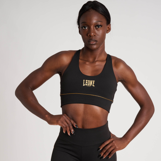 Top femenino Leone 1947 DNA Negro ABX762